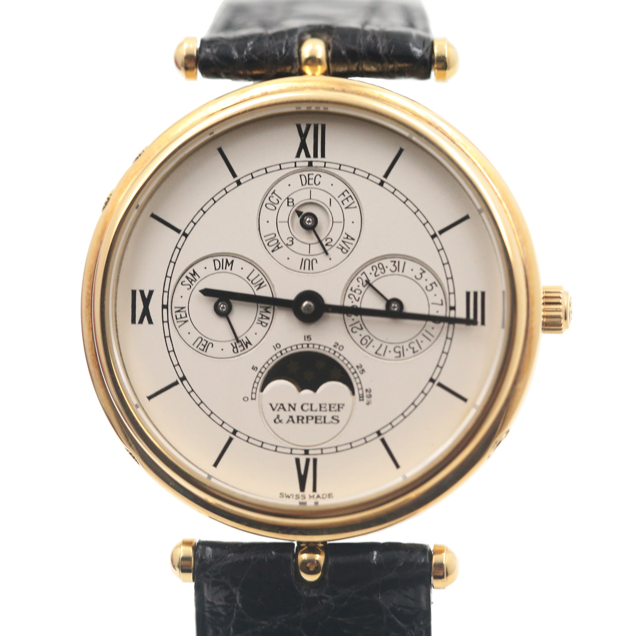 [9.0新]梵克雅宝18k金自动机械男表