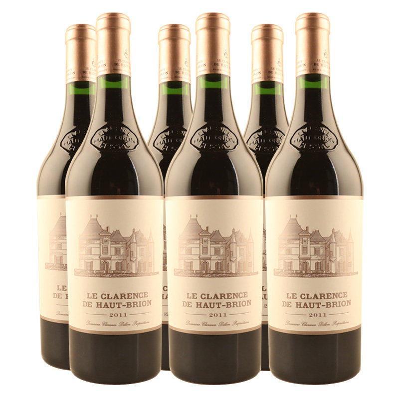 【6瓶】2011年 奥比昂庄园副牌干红葡萄酒 750ml*6