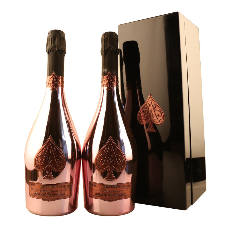 【2瓶】 法国黑桃a粉金香槟 750ml*2
