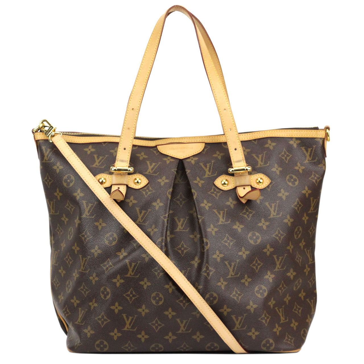 [9.0新]路易威登lv女式palermo老花大号手袋