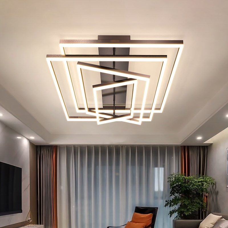 座尚客厅灯简约现代大气led吸顶灯长方形大厅主灯创意2021年新款