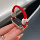 可爱卡通适用小米9NFC手环10表带KT猫弹力编织8pro红米watch5腕带