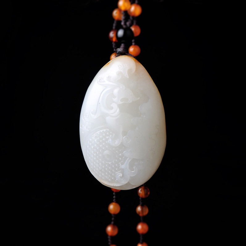 国家级玉雕大师马进贵 籽雕赤龙 寓意吉祥福泽 31.75g 带绳