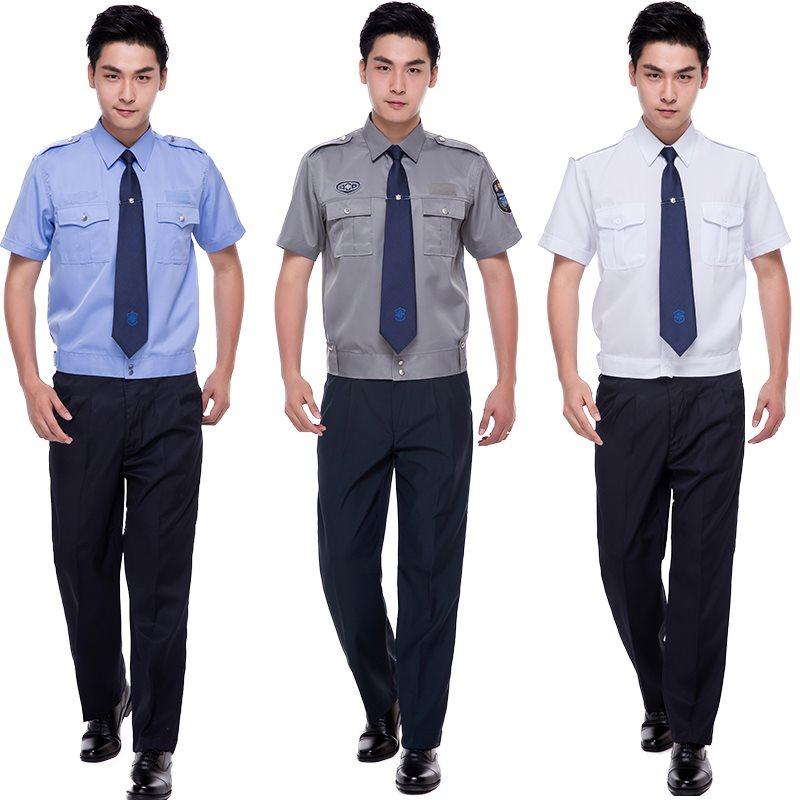86领取3元券 省5元 保安服夏装短袖工作服酒店物业安保衬衣男秩序维护