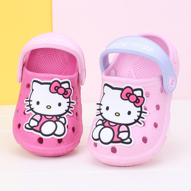 HelloKitty凯蒂猫儿童洞洞鞋宝宝鞋子拖鞋女夏款防滑软底女童凉鞋在类目 童鞋/婴儿鞋/亲子鞋, 拖鞋中 - 来自Buy2taobao.com提供专业的淘宝代购服务