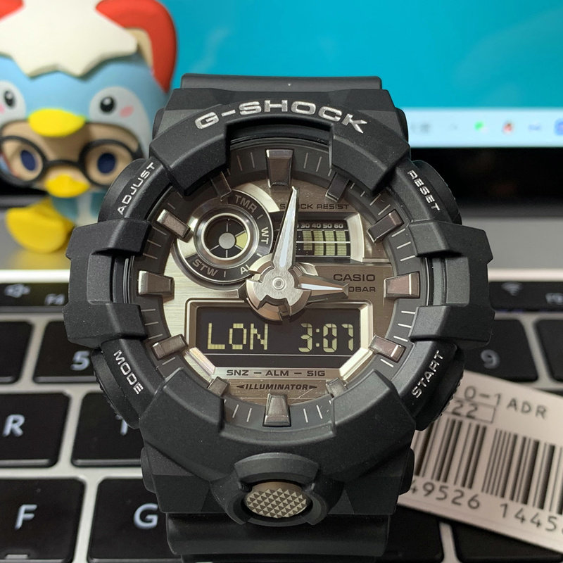 卡西欧运动时尚日本石英矿物质镜面男生手表ga-710-1a/gb-1a/b1a9