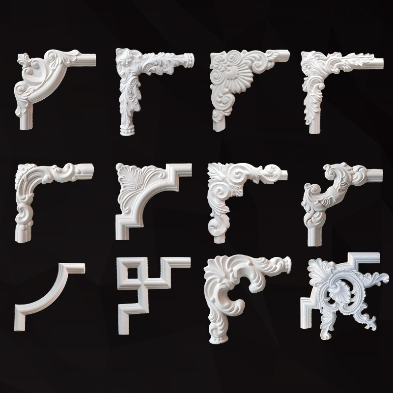 石膏角花装饰线条造型法式雕花线条