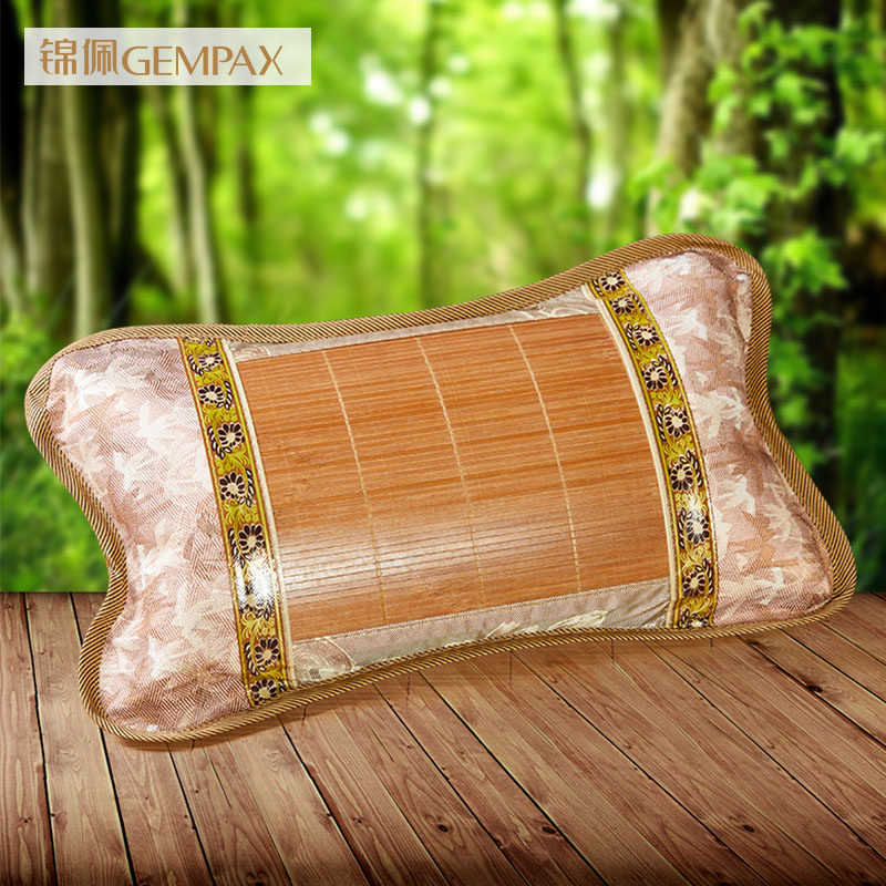 锦佩家纺 夏季凉席枕头枕芯 清新竹香枕 单人成人冰枕竹