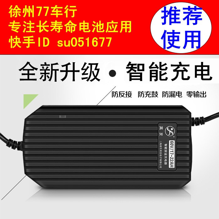 英发充电器48V12AH20AH4845A60V72伏爱玛雅迪电动车铅酸电瓶电池