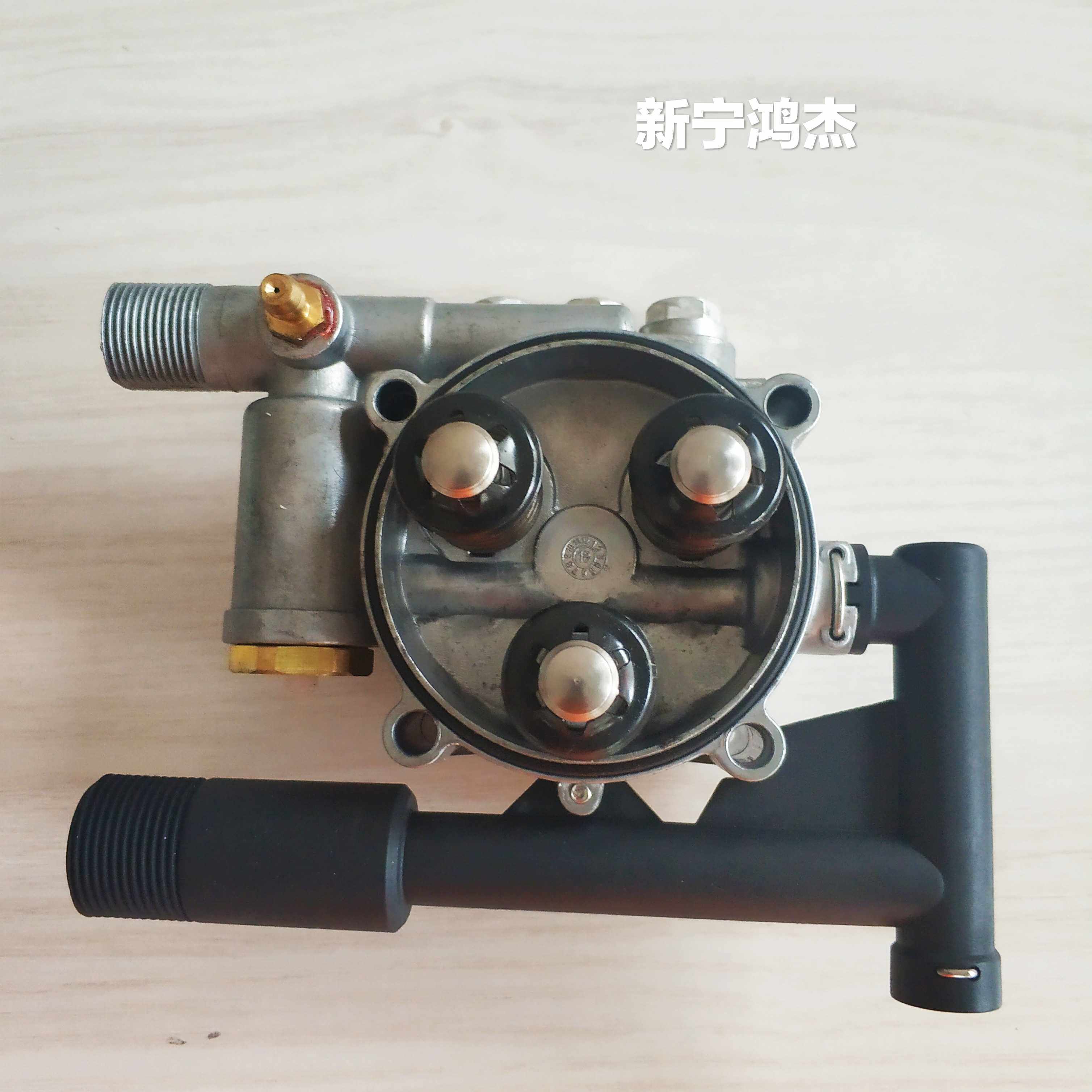 亿力洗车机原厂配件ylq5630/5650泵头泵总成柱塞泵泵盖进水管组件