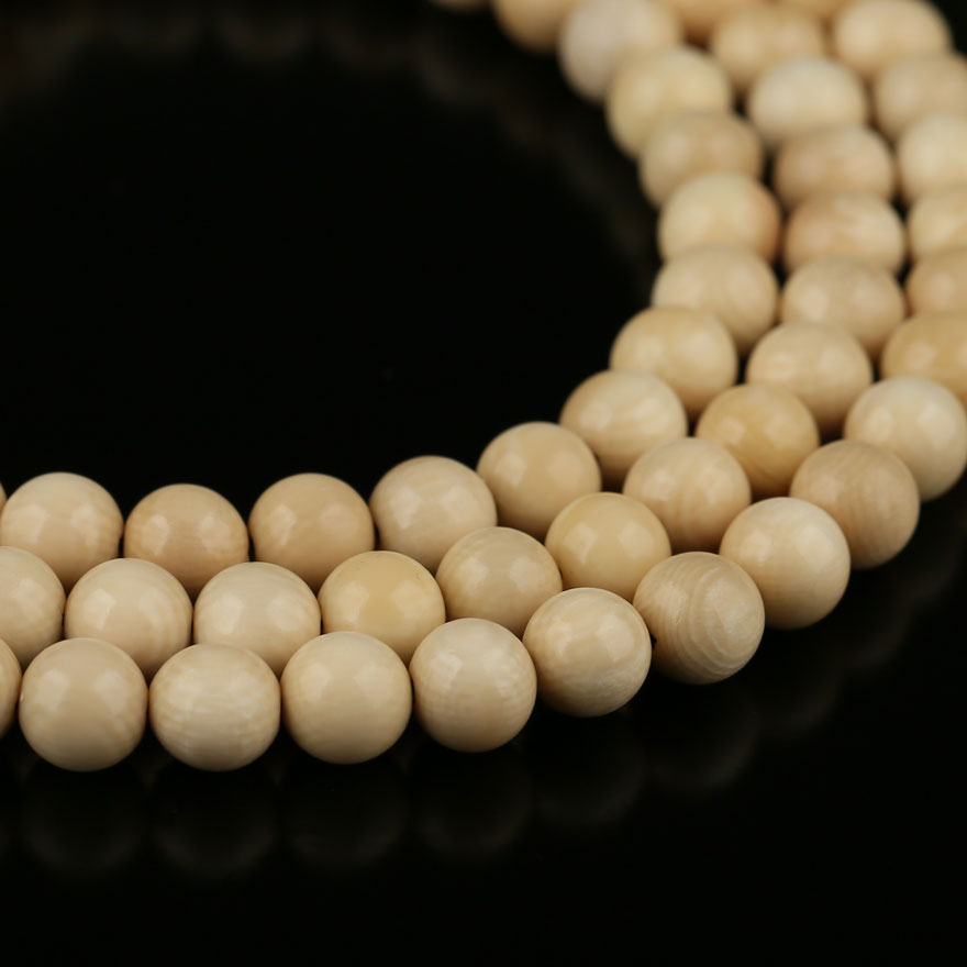 和平寺 108颗猛犸象牙佛珠 念珠 佛法加持