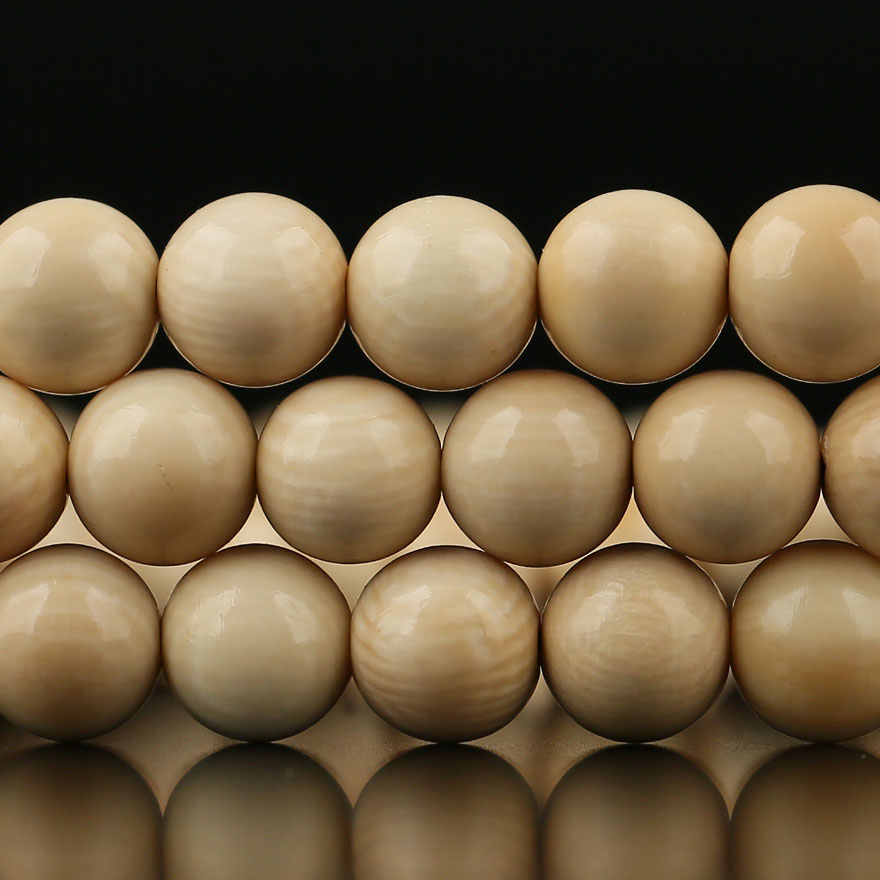 和平寺 108颗猛犸象牙佛珠 念珠 佛法加持