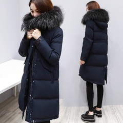 衣佐 2016冬装新款韩版女装中长款修身显瘦加厚超大毛领羽绒服女
