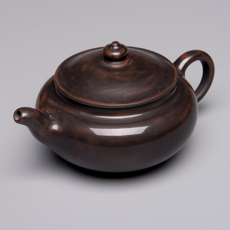 【四方山建水紫陶系列】全手工含香壶 7.5*13.6cm