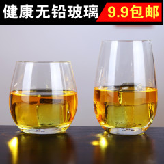 弓箭玻璃杯 透明直身杯啤酒杯果汁杯威士忌酒杯 水杯玻璃杯子创意