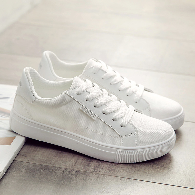 回力女鞋 帆布鞋 学生 韩版白色