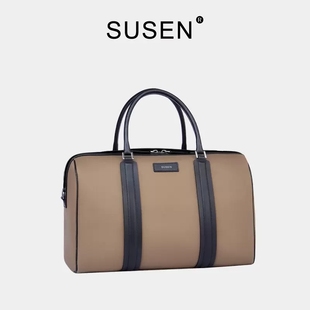SUSEN帆布包新款时尚托特包欧美品牌纯色大容量百搭旅游手提包奢
