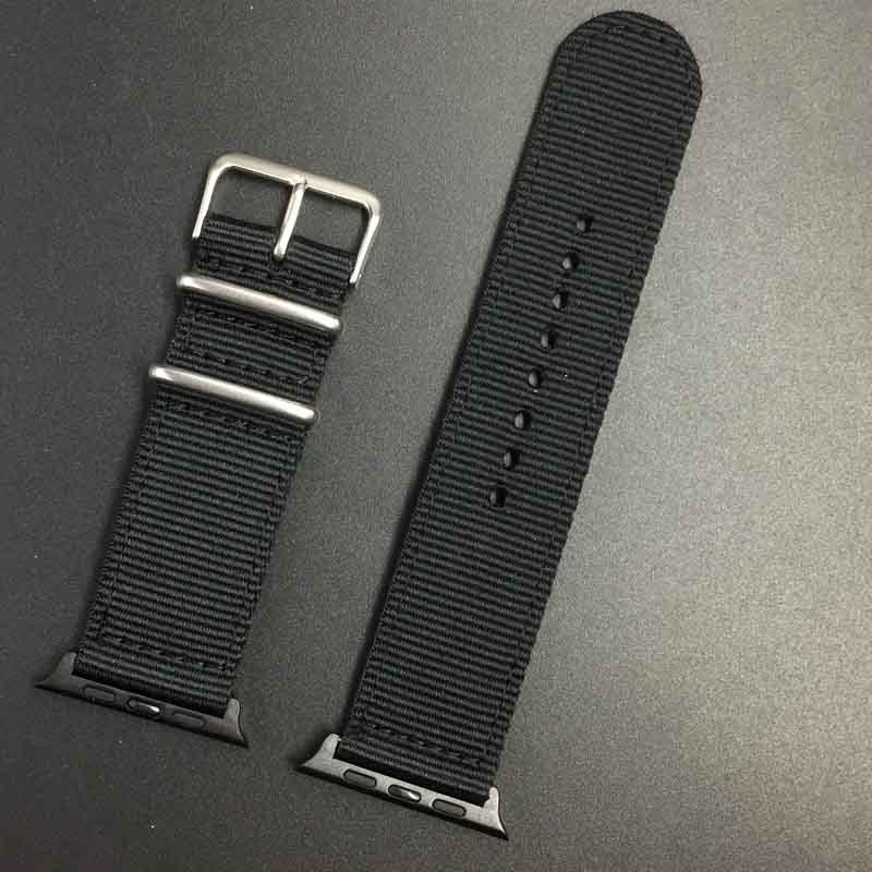 apple watch1/2/3/4手表带尼龙iwatch运动黑色帆布苹果编织表带42|ruв категории Цифровые аксессуары, аксессуары для мобильных телефонов, телефон скобка/мобильный телефон сиденья - от Buy2taobao.com для оказания профессиональной услуги покупки агента Taobao