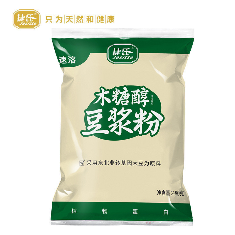 捷氏木糖醇豆浆粉480g袋装原味速