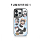 FUNNYRICH奶牛猫适用iPhone15ProMax手机壳苹果14plus新款磁吸高端保护套13pro女款防摔高级感卡通可爱设计感