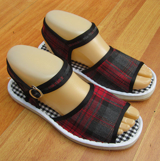 舒适防滑手工布鞋纺织女牛筋底中老年人款妈妈鞋广场舞传统布凉鞋