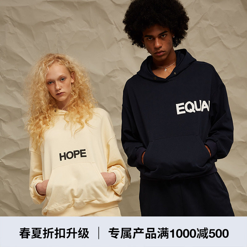 howl 2019新款春秋宽松长袖连帽卫衣