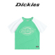 Dickies童装男童女童T恤24新印花logo圆领撞色插肩袖短袖T恤儿童T