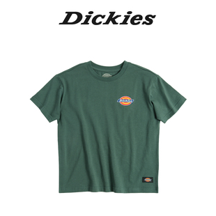 Dickies童装男童女童T恤24新前后logo印花圆领短袖T恤儿童短袖