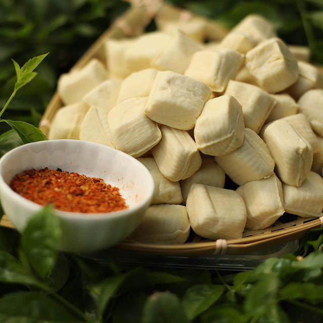 慢食材严选舌尖上的石屏包浆豆腐,外焦里嫩口口爆浆,真过瘾