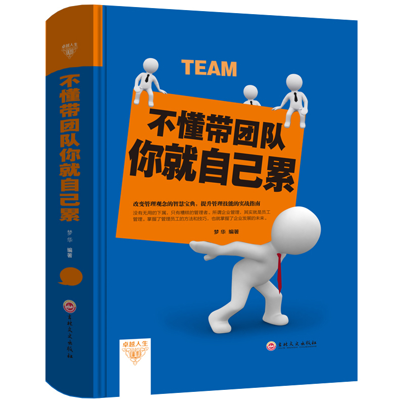 【精装书】不懂带团队你就自己累 企业管理书籍 中层管理技巧方法 怎么带领团队 管理员工队伍的技巧方法 公司企业管理书籍 1014