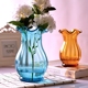欧式迷你彩色玻璃花瓶插花装饰摆件客厅餐桌小清新透明创意水培