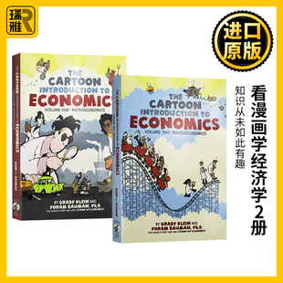 看漫画学经济学2册 The Cartoon Introduction to Economics 英文原版 Grady Klein;Yoram Bauman 进口英语书籍