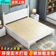 实木床1.8米家用双人床现代简约1.5米白床单人床1.2米出租房床1米