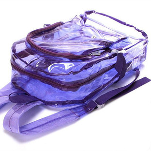 紀梵希的透明包 夏原宿塑料糖果色透明包包熒光包果凍男女學生書包透明雙肩包背包 紀梵希的包包