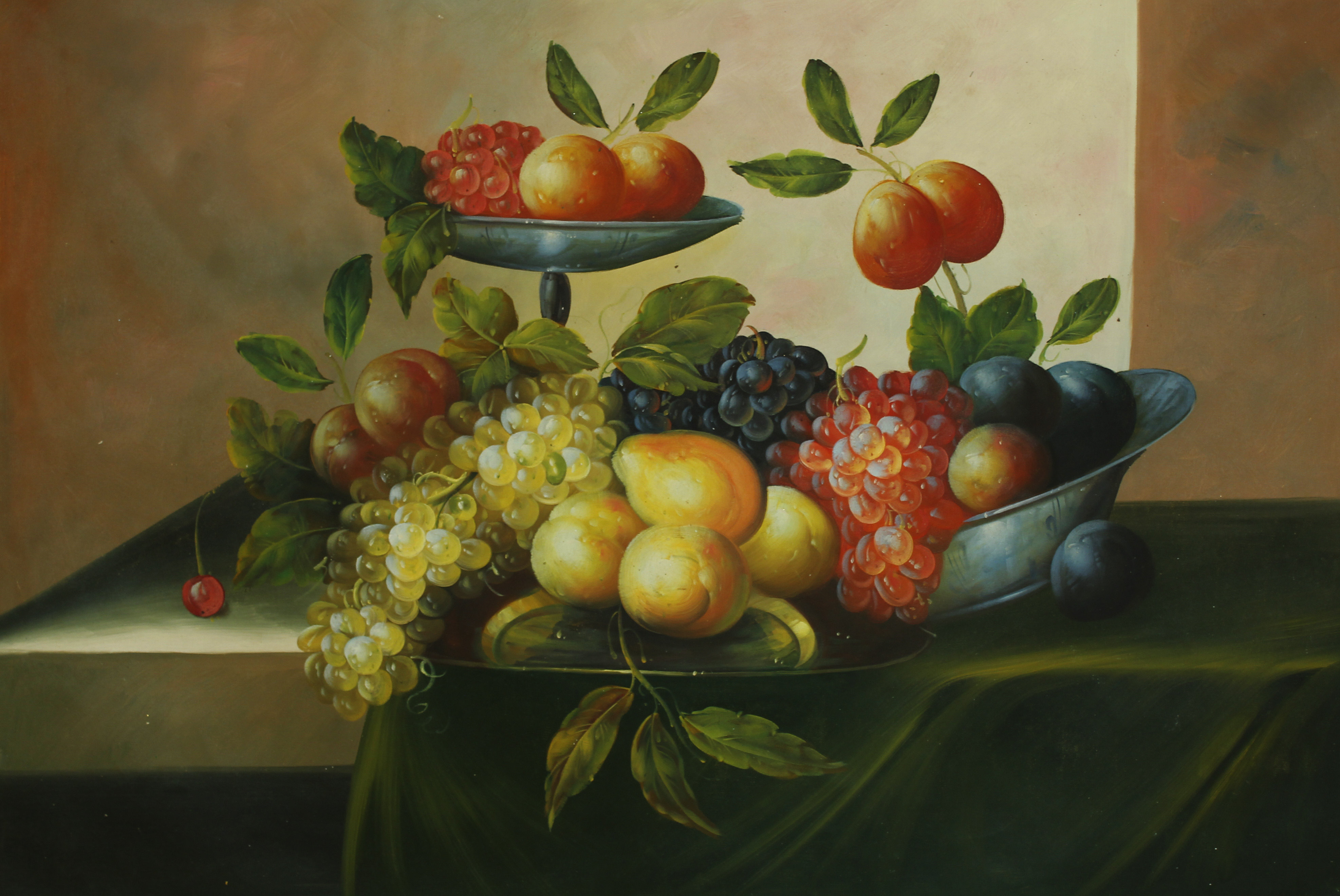 中央美院苗胜举大幅精品油画作品《丰收》