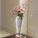 吹制透明玻璃花瓶插花水培花器摆件家居客厅餐桌装饰品禅意观音瓶