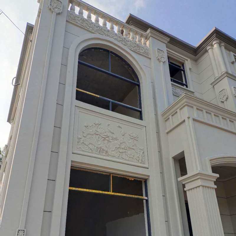 eps别墅外墙泡沫柱花浮雕欧式山花三角花门头花回字纹成品浮雕1