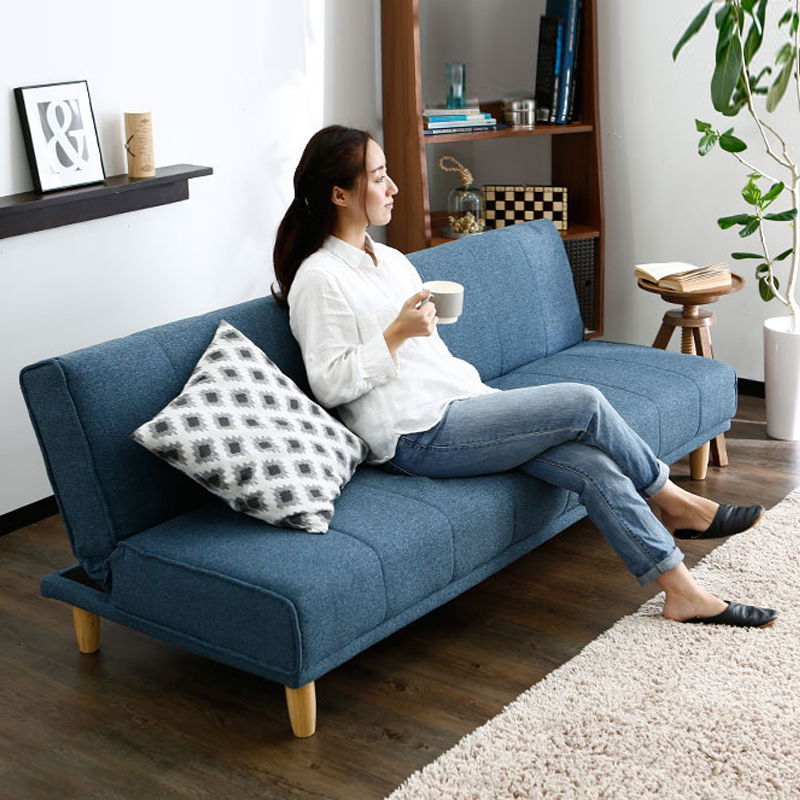 香港小户型多功能两用可折叠双人沙发床简约现代支持定制尺寸梳化