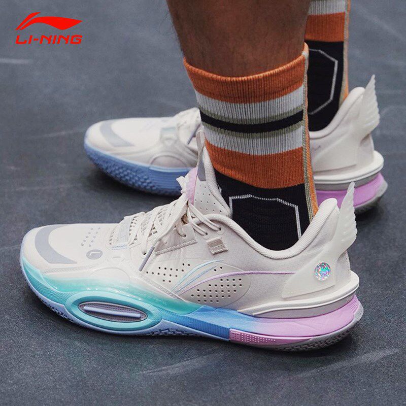 李宁篮球鞋男2022春全城10棉花糖韦德之道实战专业比赛鞋abas009