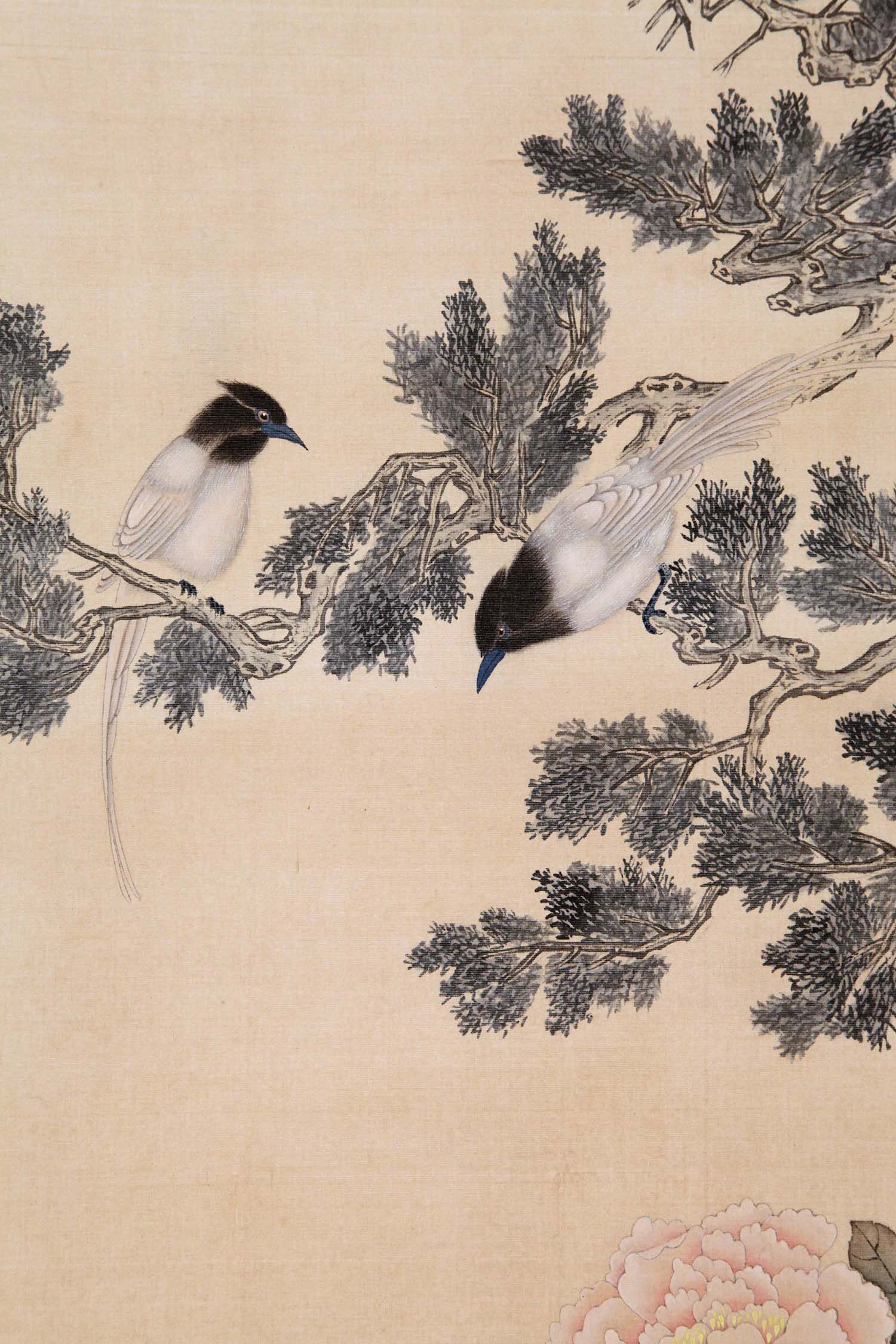 陆小曼 《富贵双绶》