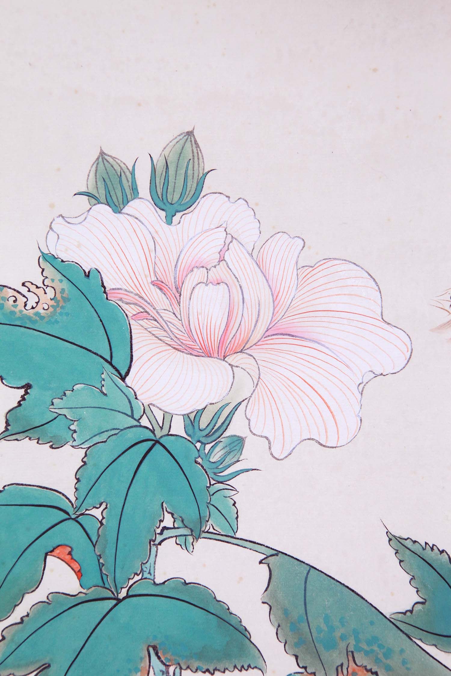 陈佩秋 《芙蓉花》