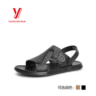 意尔康夏季男鞋2024新款开车休闲凉鞋中老年户外两穿沙滩鞋53061