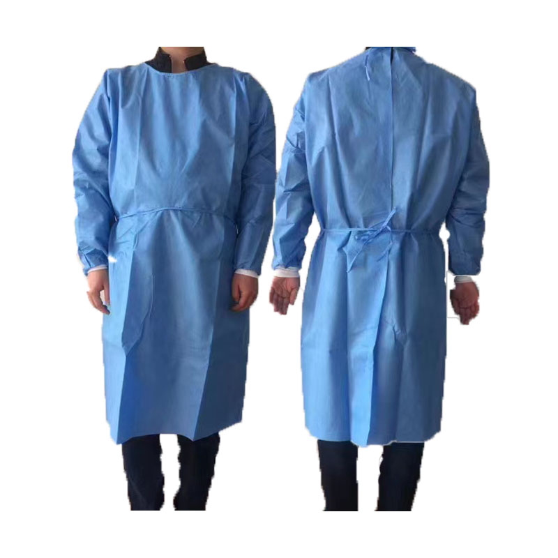 一次性全身隔离衣sms无纺布防护隔离服连体抗静电隔菌有证
