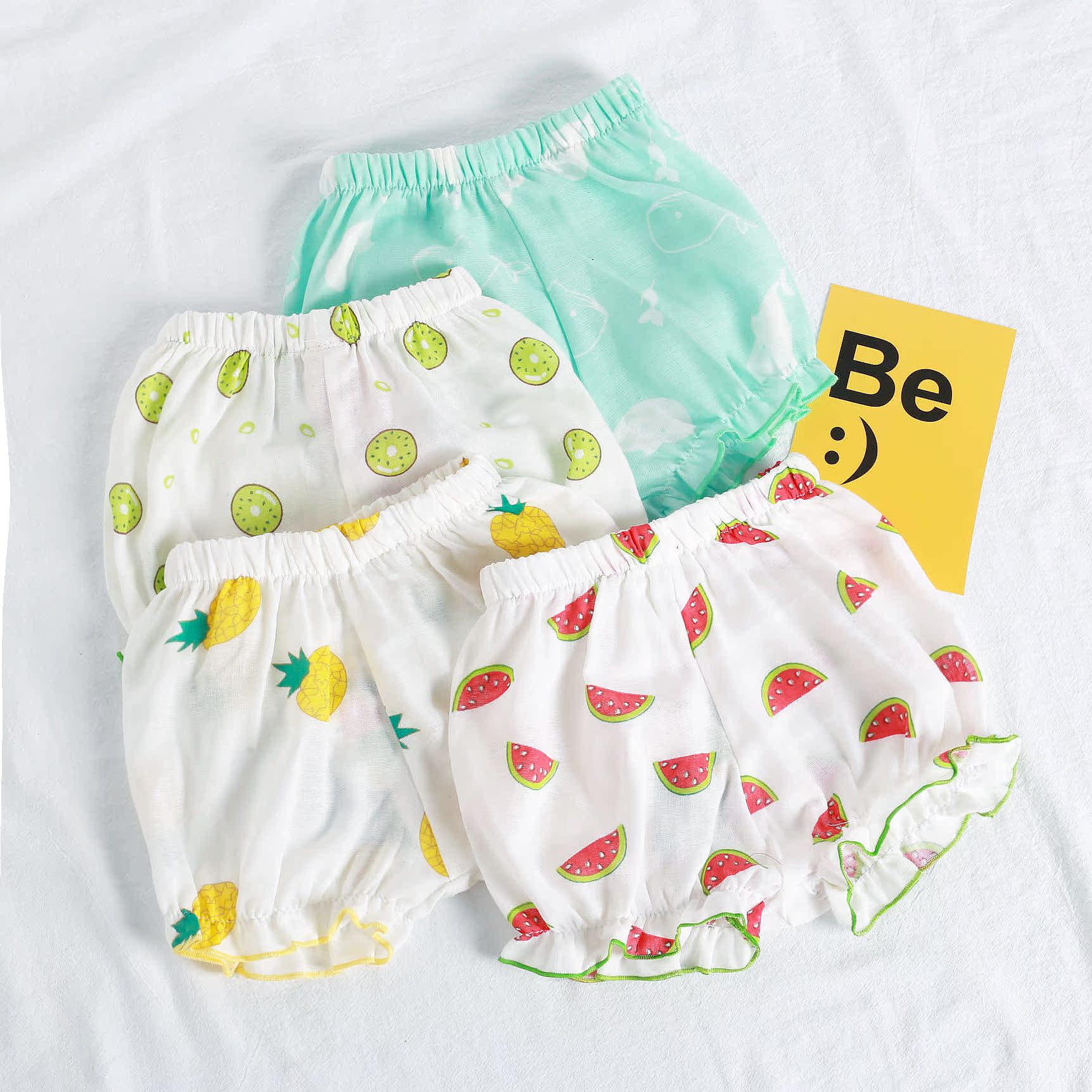 宝宝灯笼裤短裤外穿夏季女童薄款花边短裤面包裤纱布小童夏装纯棉|ruв категории Детская одежда, брюки - от Buy2taobao.com для оказания профессиональной услуги покупки агента Taobao