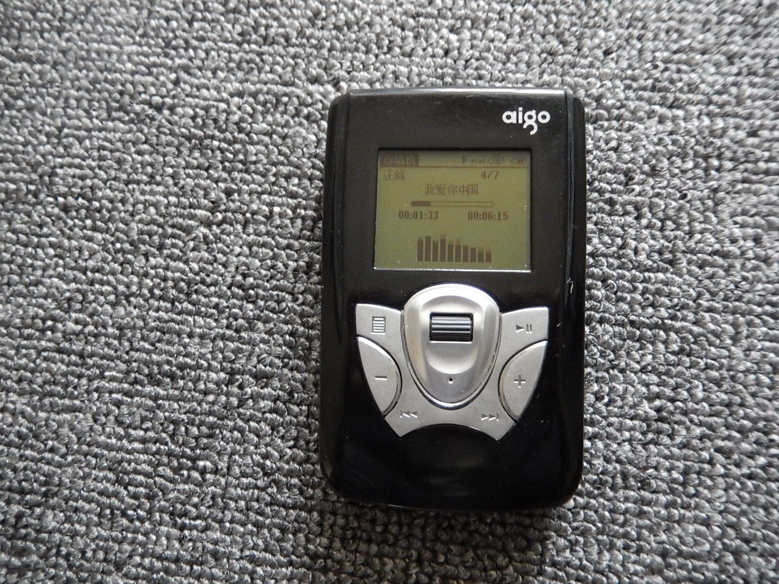 二手爱国者p750硬盘式mp3播放器20g