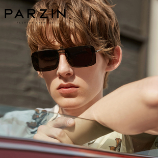 帕森太阳镜夹片  男女款时尚运动方形开车专用近视偏光驾驶墨镜潮