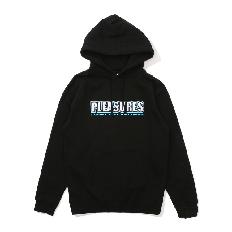Black L PLEASURES FEEL MY FACE APPLIQU Slogan Sweater Hoodiein the Leisure fish products, 潮品服饰, 男装, 卫衣 category - from Buy2taobao.com to provide professional Taobao agent buy service
