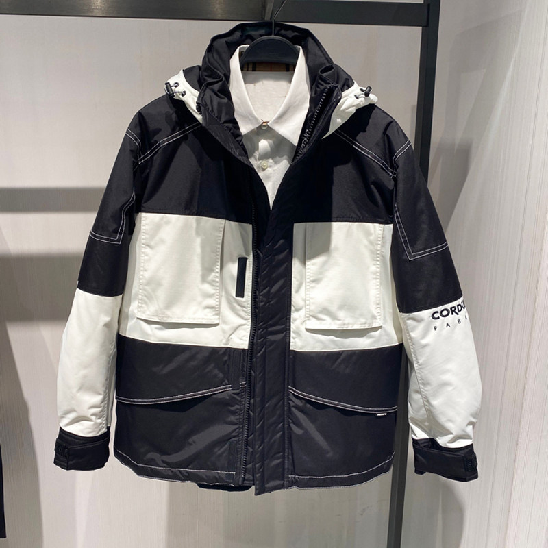 鸟先森原创工作室的优惠券大全—bird tiger peace羽绒服男短款冬季