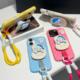 卡通朵拉支架适用苹果16promax手机壳iphone14pro新款13少女心12可爱11保护套15promax全包防摔mate60华为p70