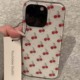ins小樱桃适用iPhone16pro手机壳13苹果15promax可爱12女11华为mate60新款p70创意vivo小米14红米k80荣耀oppo